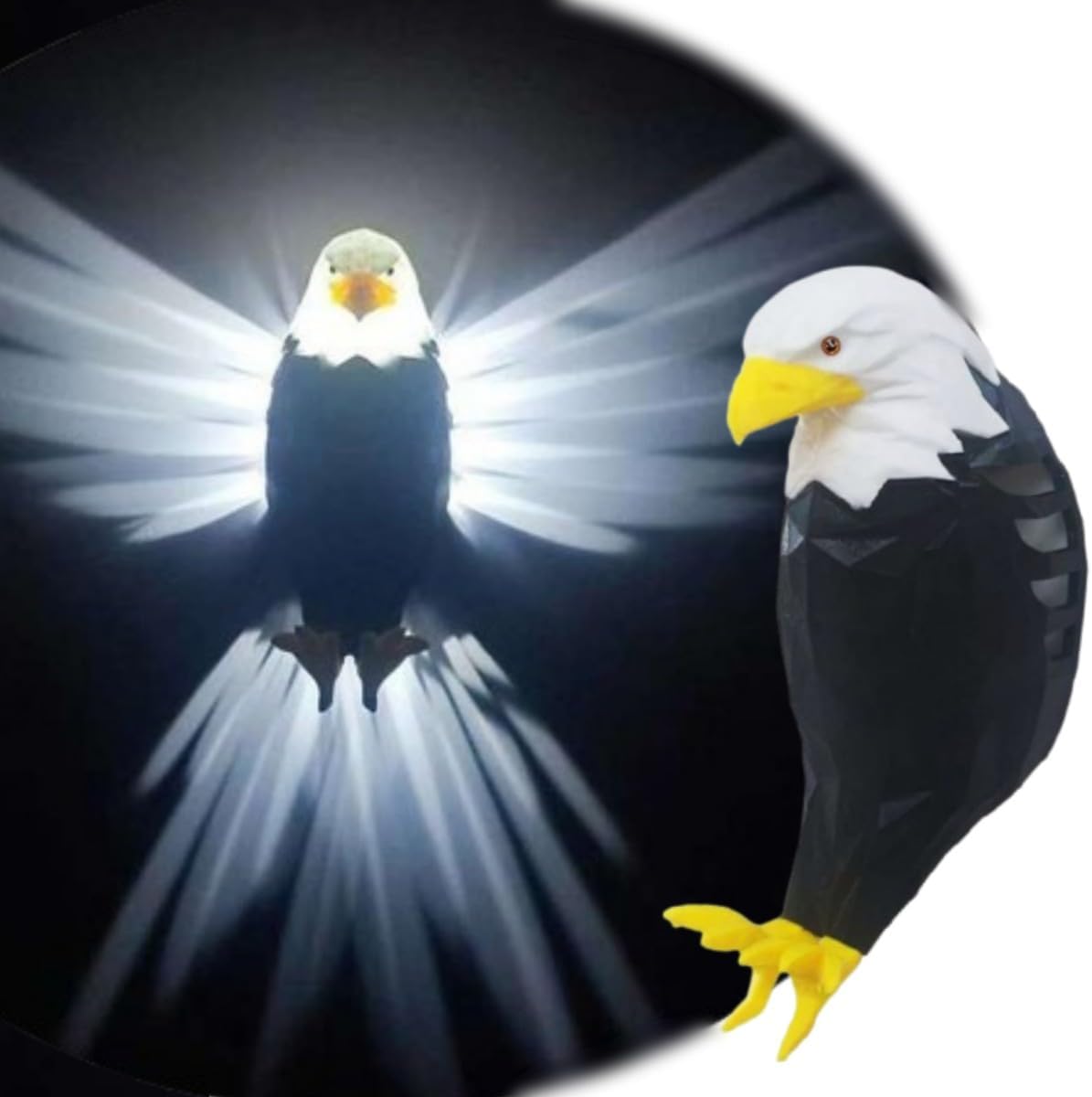Eagle Light Lamp With Remote Control & Powered by Battery