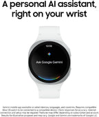 Samsung Galaxy Watch 8 (2025) 40mm Bluetooth Smartwatch, Cushion Design, Fitness Tracker