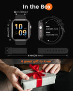 Smart Watch for Men for iPhone&amp;Android: 100 Day+Battery Life, Smart Watch(Answer/Make Calls) 