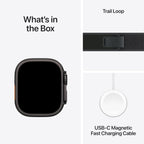 Apple Watch Ultra 2 GPS + Cellular 49mm – Black Titanium with Black Trail Loop