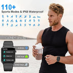 Smart Watch for Men Women, Fitness Tracker Heart Rate Monitor, 1.85" Touch HD Smartwatch for Android 