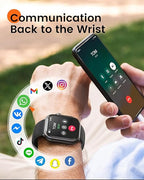 Smart Watch for Men for iPhone&amp;Android: 100 Day+Battery Life, Smart Watch(Answer/Make Calls) 