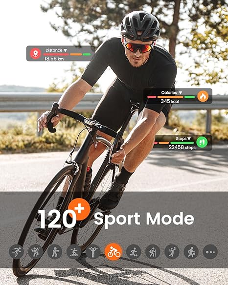 Smart Watch for Men for iPhone&amp;Android: 100 Day+Battery Life, Smart Watch(Answer/Make Calls) 