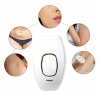 IPL Laser Hair Removal Device for Women & Men - Home 45°F Ice-Cooling Contact for Painless Results