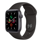 Apple Watch Series 5 (GPS, 40MM) - Space Gray Aluminum Case with Black Sport Band