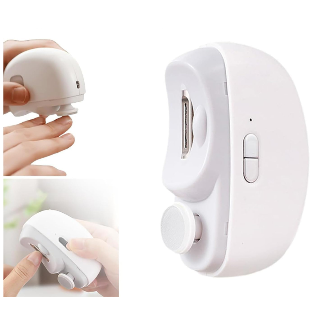 Electric Nail Clippers, Nail Clippers, Nail Polisher, LED for Trimming and Polishing Nails