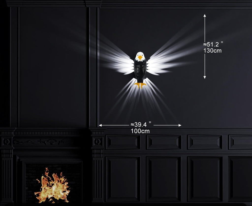 Eagle Light Lamp With Remote Control & Powered by Battery