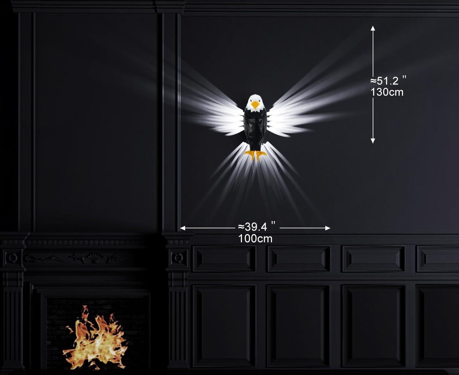 Eagle Light Lamp With Remote Control & Powered by Battery