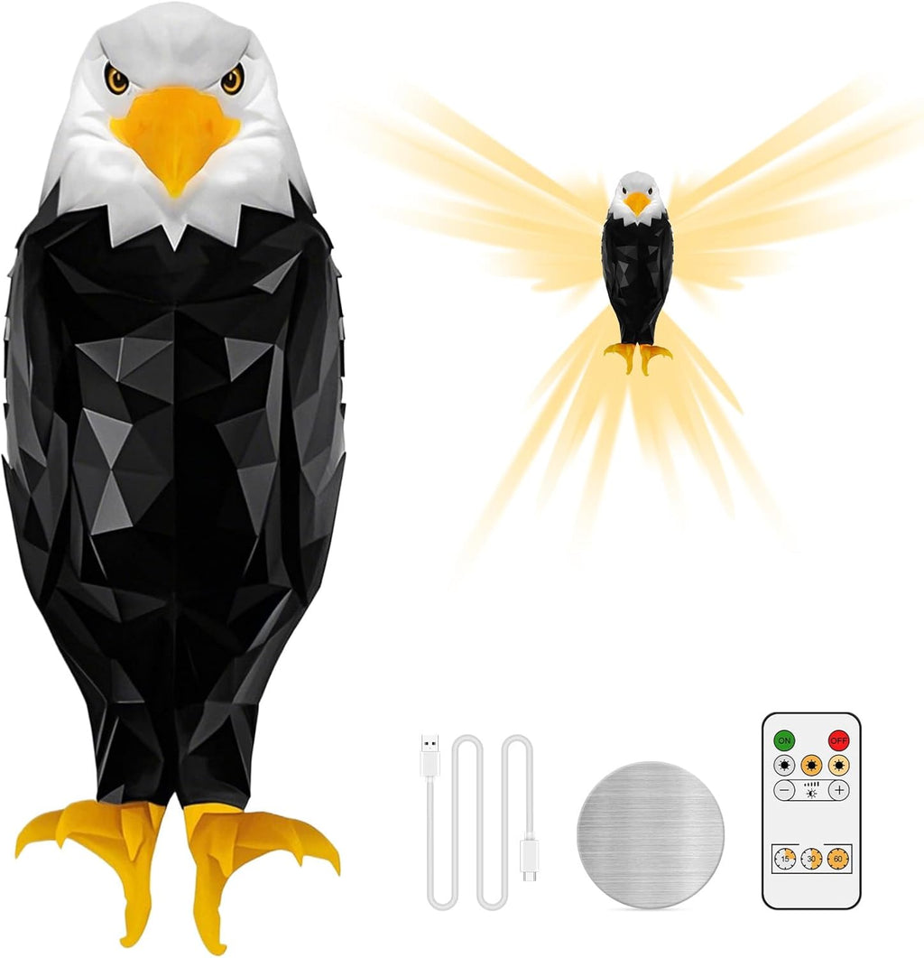 Eagle Light Lamp With Remote Control & Powered by Battery