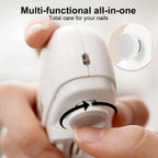 Electric Nail Clippers, Nail Clippers, Nail Polisher, LED for Trimming and Polishing Nails