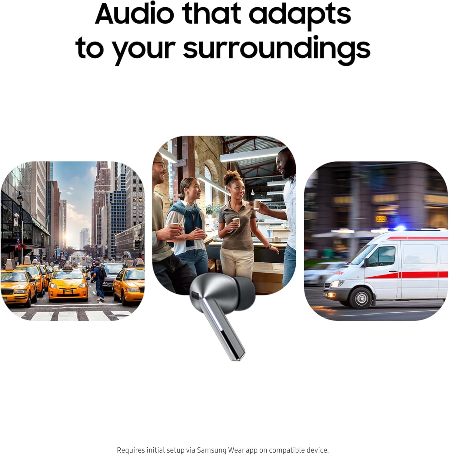 Samsung Galaxy Buds 3 Pro AI True Wireless Bluetooth Earbuds, Noise Canceling, Sound Optimization