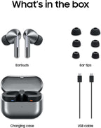 Samsung Galaxy Buds 3 Pro AI True Wireless Bluetooth Earbuds, Noise Canceling, Sound Optimization
