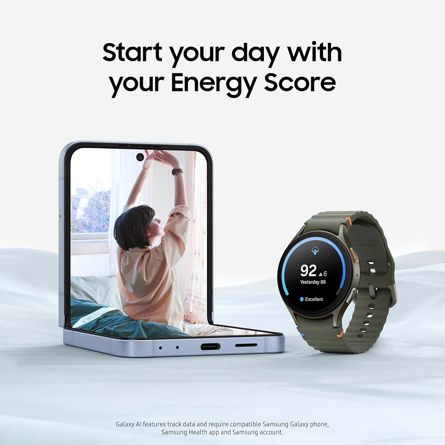 Galaxy Watch 7 (40mm, Bluetooth) – AI Smartwatch with Energy Score &amp; Wellness Tips
